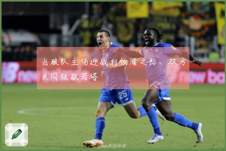 当狼队主场迎战利物浦之际，双方共同致敬若塔