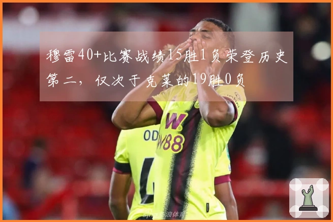 穆雷40+比赛战绩15胜1负荣登历史第二，仅次于克莱的19胜0负