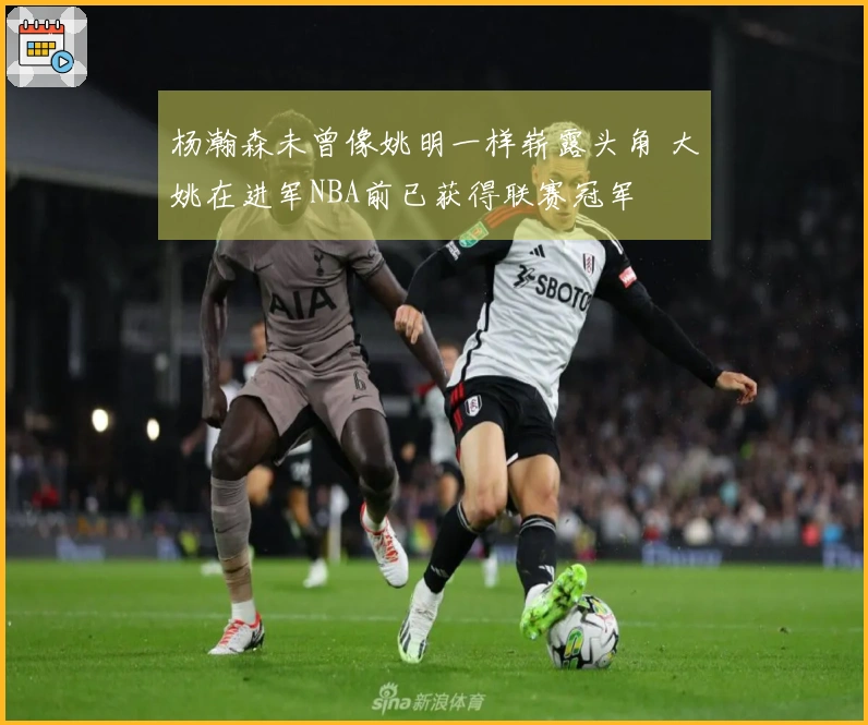 杨瀚森未曾像姚明一样崭露头角 大姚在进军NBA前已获得联赛冠军
